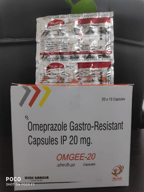 Omgee Omeprazole Gastro Resistant Capsule Ip M Sea Pharmaceuticals