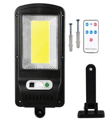 Latarnia Lampa Solarna Led Cob Panel Halogen Pilot