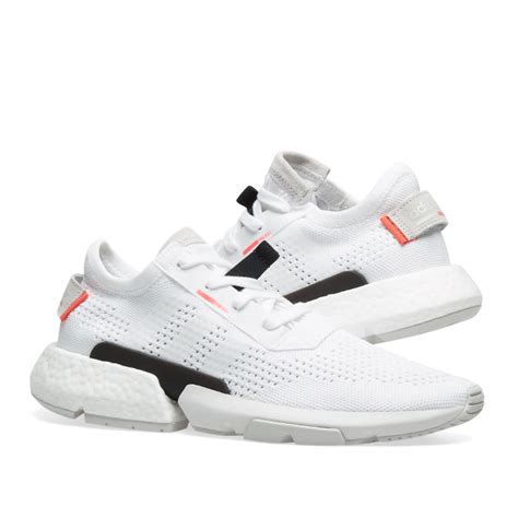 Adidas Pod S31 White And Shock Red End