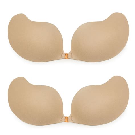 LELINTA [2 Pack]Push-up Bra Wing Shape Gel Strapless, Reusable Bras