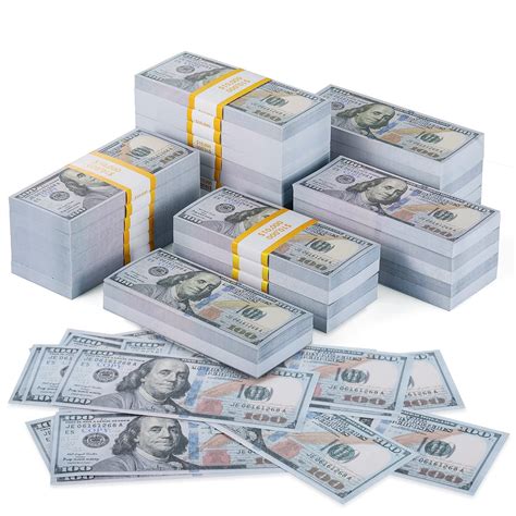 SHANLU 1000PCS Prop Money Play Money Movie Prop Money for Kids Pretend