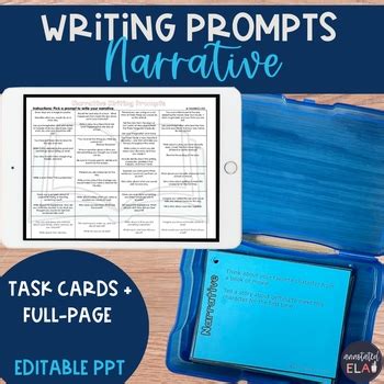 Narrative Writing Prompts by Annotated ELA | TPT