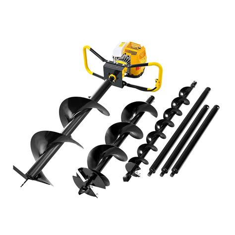 74cc Heavy Duty Post Hole Digger Set With Extensions Giantz