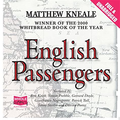 English Passengers Audible Audio Edition Matthew Kneale