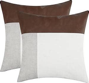 Amazon Cygnus Set Of 2 Farmhouse Decorative Throw Pillow Covers