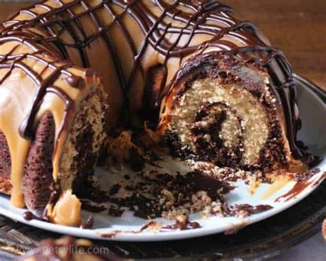 Chocolate Peanut Butter Swirl Bundt Cake Betsy Life