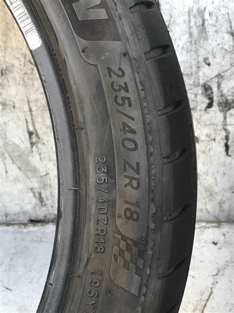 Шины Michelin PilotSport 4 235/40R18 Пара Лето Б/у Склад Оригинал: 2 ...