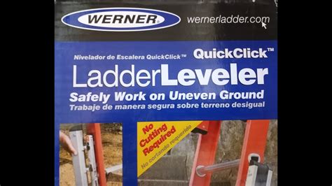 Werner Ladder Leveler Youtube