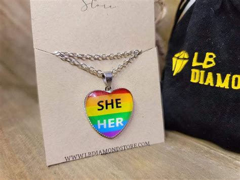 Lgbtq Necklace Queer Gay Pride Jewelry Gender And Sexual Identity Charm Necklace Walmart