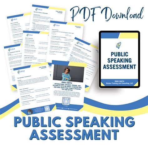 Public Speaking Assessment Stratus Training And Consulting Llc