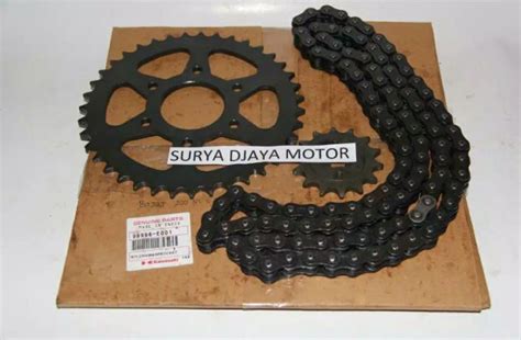 Gearset Girset Chainkit Gear Gir Set Rantai Kawasaki Bajaj Pulsar Ns