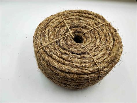 3 4 Strand Twist Natural Fiber Hemp Manila Sisal Jute Marine Rope