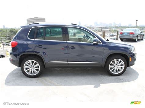 2013 Night Blue Metallic Volkswagen Tiguan Se 75394970 Photo 9