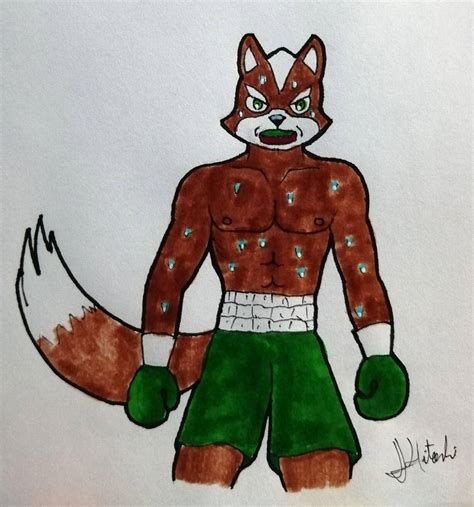 Fox Mccloud After Boxing Workout By Roger Redcliffe On Deviantart