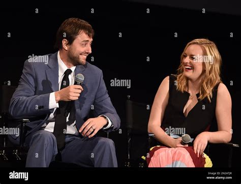 Exclusive Vincent Kartheiser Left And Elisabeth Moss Are Seen At A