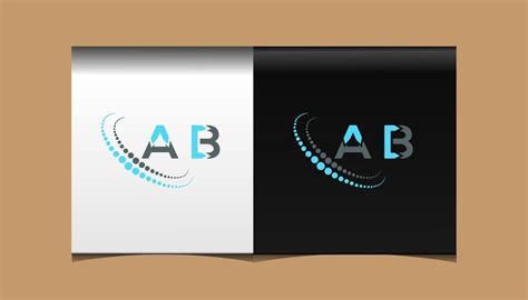 Ab letter logo creative design. Ab unique design. 10260398 Vector Art at Vecteezy