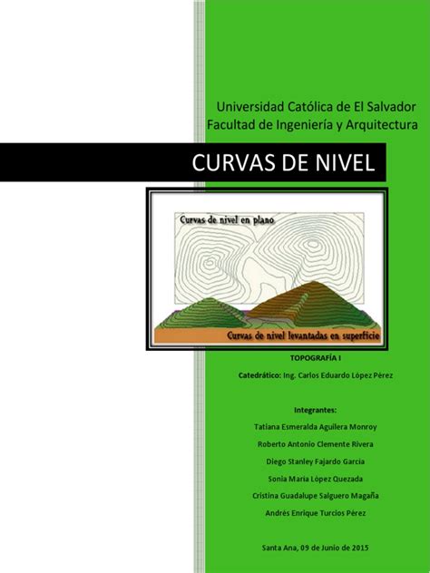 PDF REPORTE Curvas De Nivel DOKUMEN TIPS