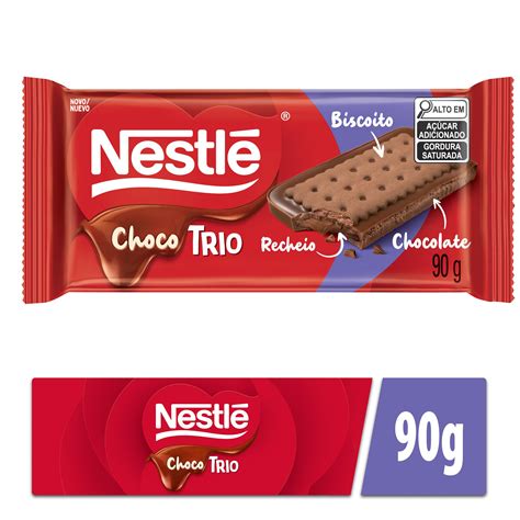 Chocolate Com Biscoito Sabor Chocolate 90g Nestle