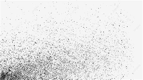 Transparent Black Dust Splatter Grain Texture Particle Black Dust