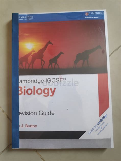 Igcse Biology Revision Guide Dubizzle