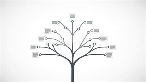 symmetrical tree diagram stock illustrations  symmetrical tree