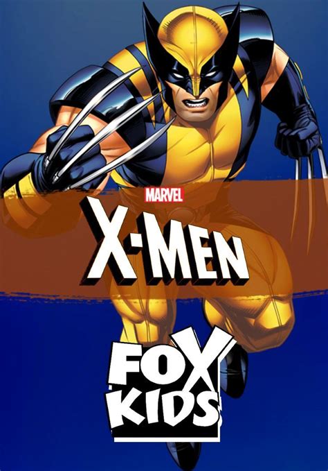 an image of a cartoon character with the words x - men for kids