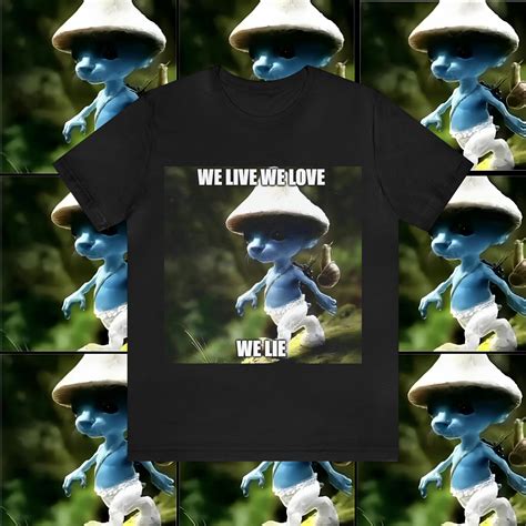 Cat Smurf Meme T Shirt Etsy