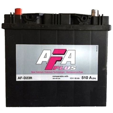 Купити Акумулятор 60Ah-12v AFA (232х173х225), L, EN510 Азія, ціна 2548 ...