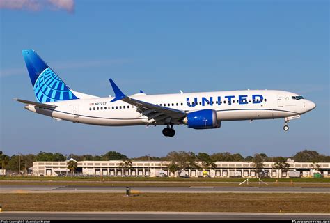 N United Airlines Boeing Max Photo By Maximilian Kramer Id