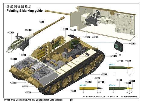 German Sd Kfz Jagdpanther Late Version Trumpeter