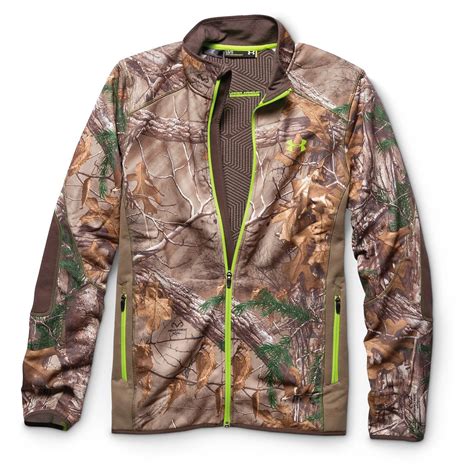 Under Armour Mens Coldgear Scent Control Fleece Hunting Jacket