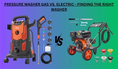 Pressure Washer Gas Vs Electric Which One To Select Vevor Blog