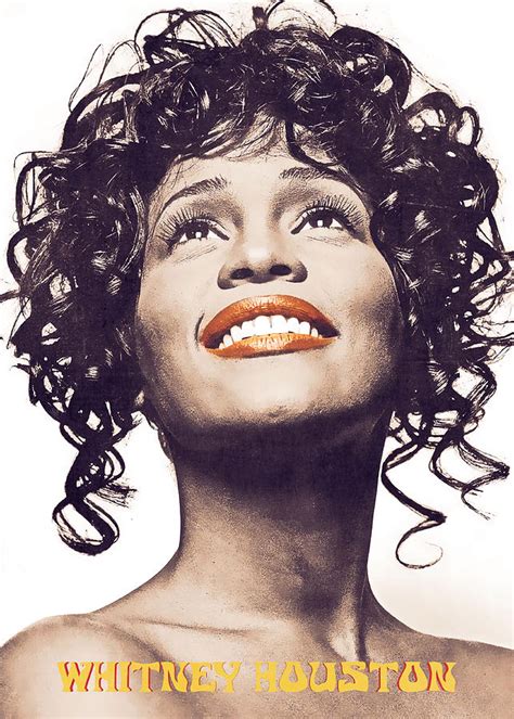 Whitney Houston Poster Painting By Hill Adams Fine Art America