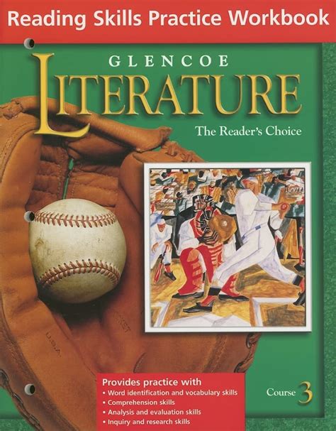 Glencoe Literature Course 3 Reading Skills Practice Workbook Mcgraw