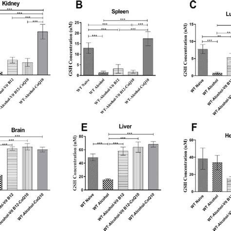 Effects Of Vitamin B And Coq On Cellular Gsh Levels Following