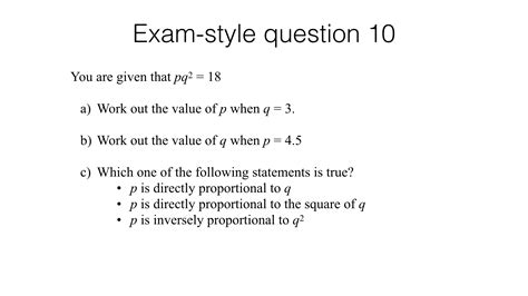 R13a Constructing And Interpreting Equations That Describe Direct And