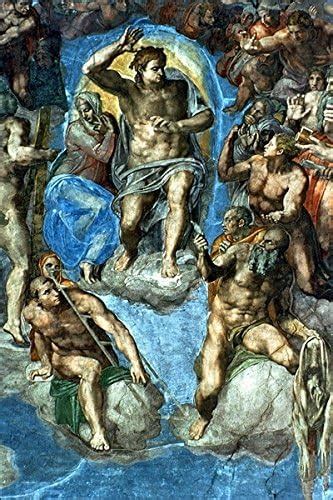 Christ Detail From The Last Judgement In The Sistine Chapel Th