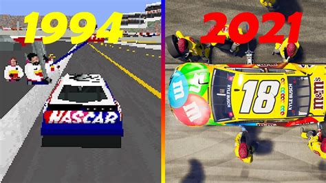 Evolution Of Pit Stops In NASCAR Games 1994 2021 YouTube