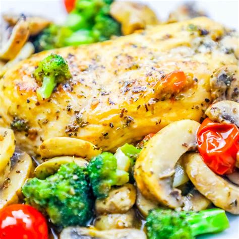 One Pot Italian Chicken And Vegetables Skillet Dinner