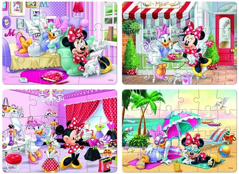 Frank Minnie Mouse 4 in 1 Puzzle - StarAndDaisy