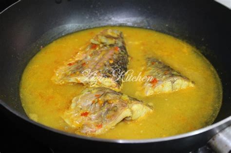 Masak Tempoyak Ikan Kelah - Azie Kitchen