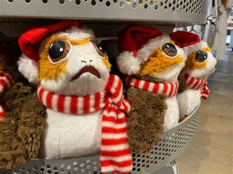 PHOTOS: NEW Christmas Porg Plush Arrives at Disney's Hollywood Studios ...