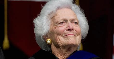 Internaron A La Ex Primera Dama De Los Eeuu Barbara Bush Infobae