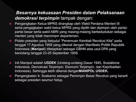 Dalam Demokrasi Liberal Presiden Berkedudukan Sebagai 13