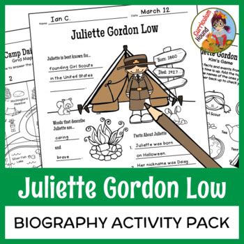 Juliette Gordon Low Printables