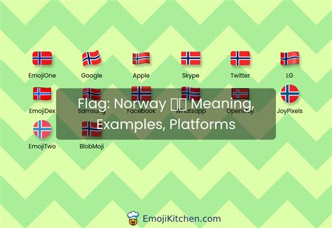 🇳🇴 flag: Norway emoji meaning, info, stats - EmojiKitchen