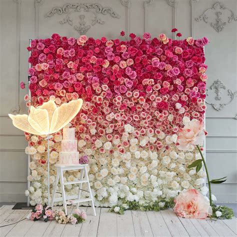 Flower wall backdrop wedding 60 photos - Vianawedding.com