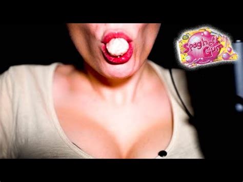 ASMR Juicy Chewing Gum 30 Mins Only Chewing Spaghetti Gum Chewing