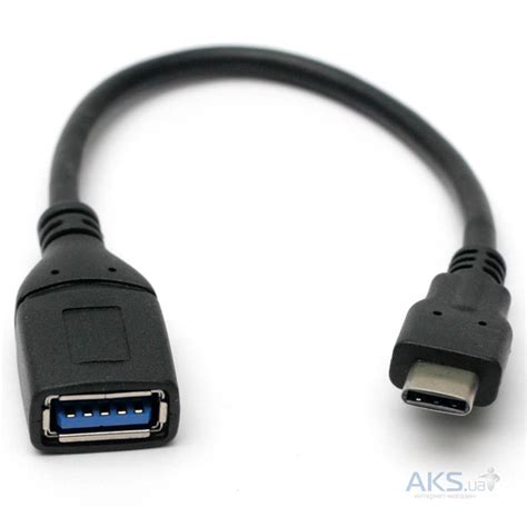 ᐅOTG перехідник Atcom USB 3 0 AF to Type C Black 11310 купити в Україні