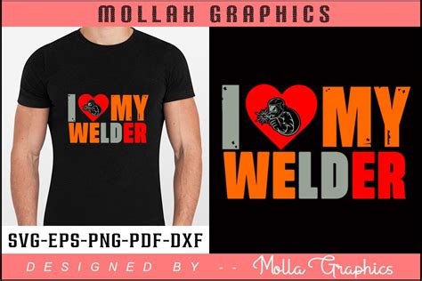 I Love My Welder Design Graphic By Molla Graphics · Creative Fabrica